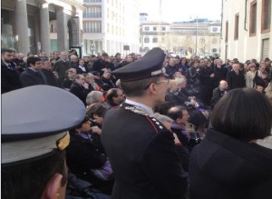 Il pubblico presente alla cerimonia