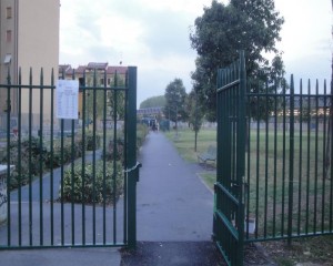 Cancello lato via Riccione