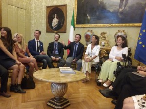  I rappresentanti del Municipio 8 con la Presidente Laura Boldrini