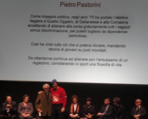 Premiazione di Pietro Pastorini