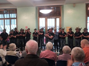 Il coro degli Alpini di Latina all'Istituto Palazzolo